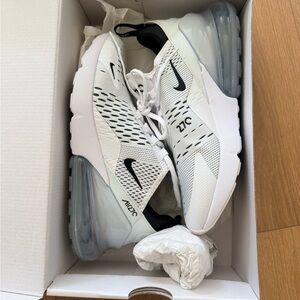 Nike Air Max 270 White and Black Sneakers